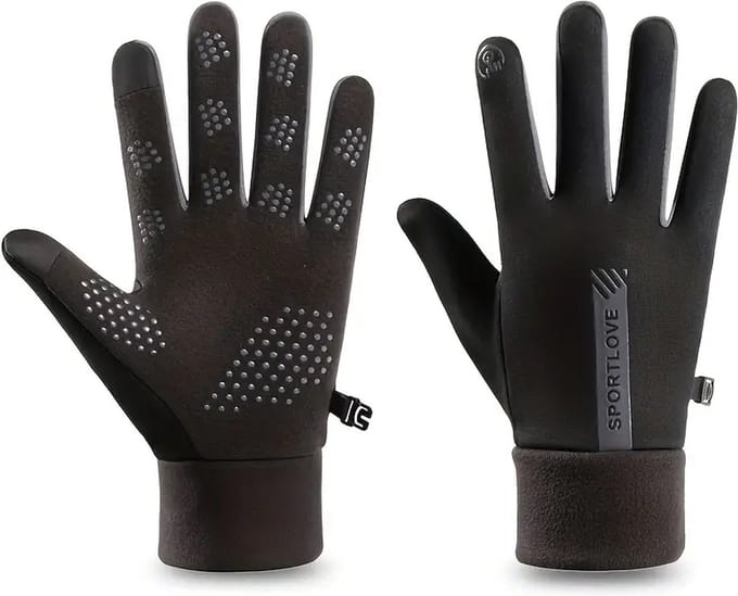 Hidzo Handschoenen - Zwart- One Size - Touch Screen Compatabiliteit