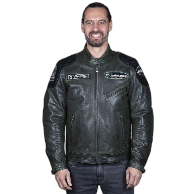 Leren motorjack Helstons Trevor Rag