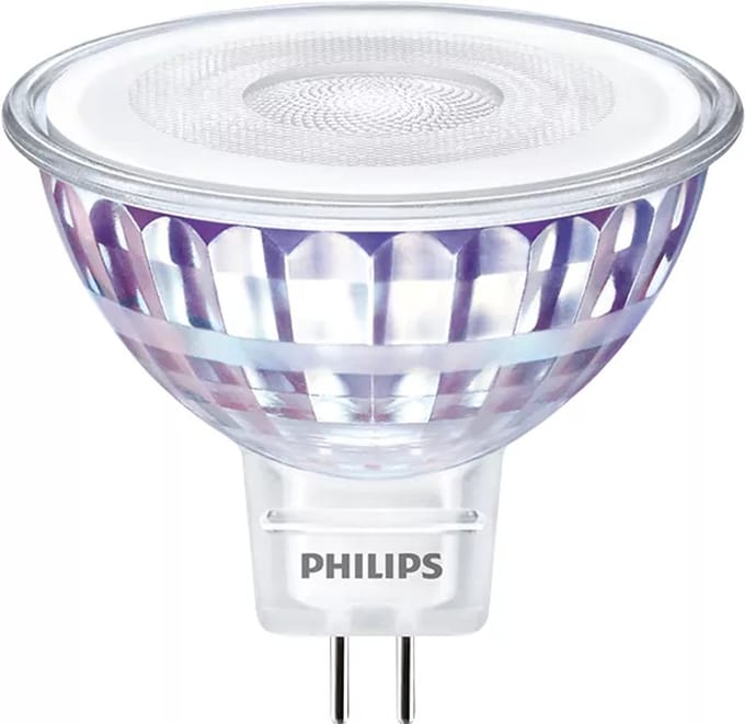Philips LED Spot - 50 W - GU5.3 - Dimbaar warmwit licht