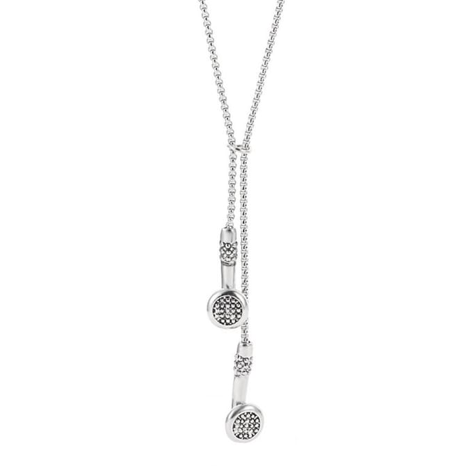 Bijoux by Ive - Ketting met hanger - Koptelefoon - Oordopjes