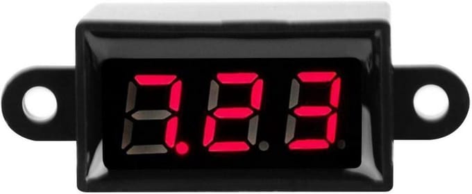 Digitale Voltmeter Amperemeter DC 3-30V LED Display voor Auto en Motorfiets