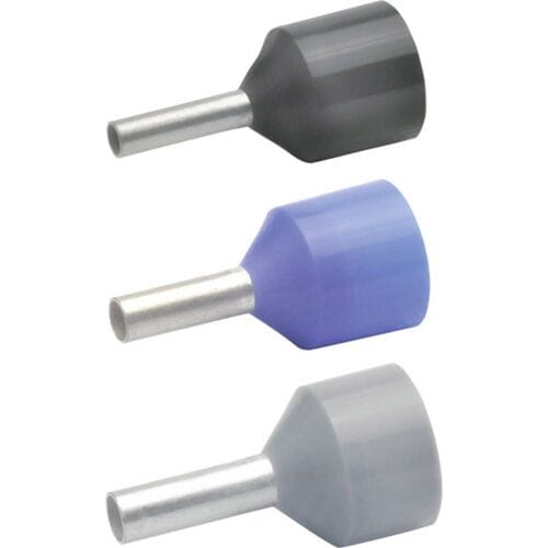 Klauke 43410 Adereindhulzen 4 mm² Deels geïsoleerd Grijs 100 stuk(s)
