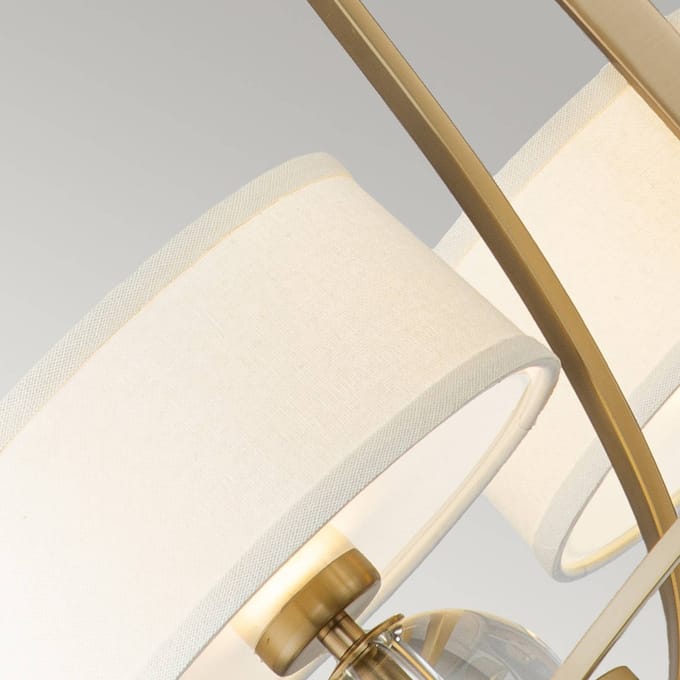Quoizel LED Kroonluchter | 3W 3000K 1200Lm 30 | Dimbaar | Brushed Brass