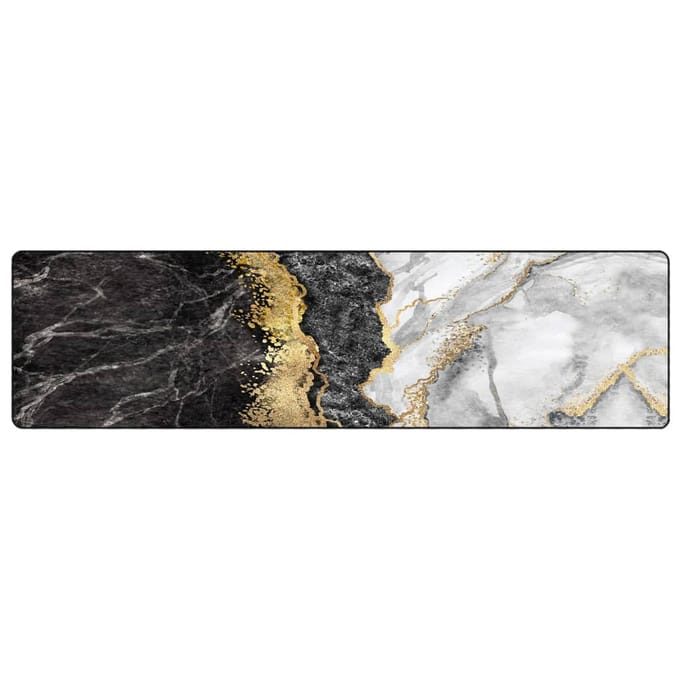 vidaXL - Vloerkleed - wasbaar - 80x300 - cm - meerkleurig