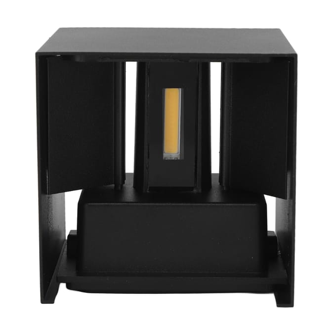 Applique murale d'extérieur à LED 12 W 3 500 K, cube carré, lumière chaude, réglable