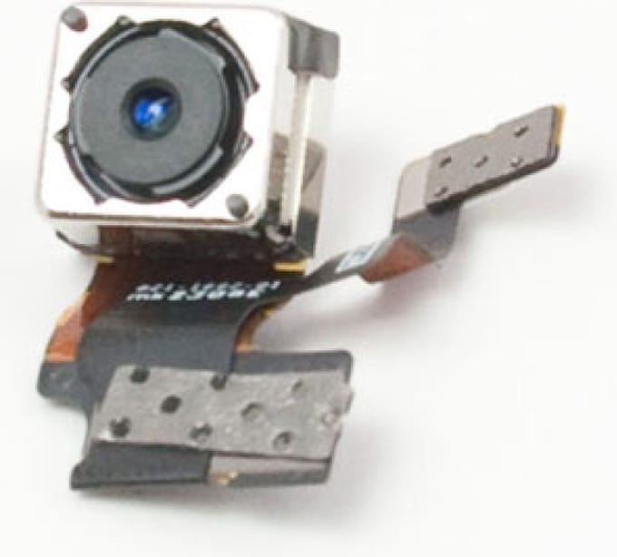 Geschikt voor iPhone 5 camera achterkant