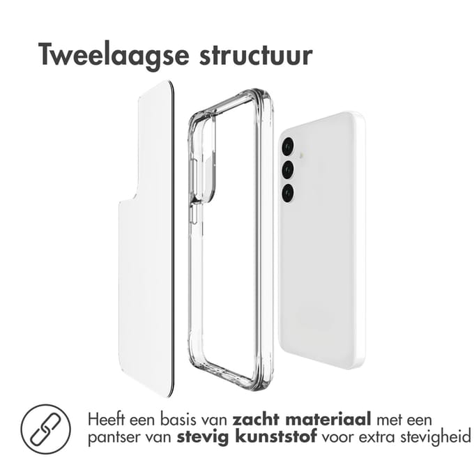 imoshion Hoesje - Geschikt voor Samsung Galaxy A35 - Case - Transparant