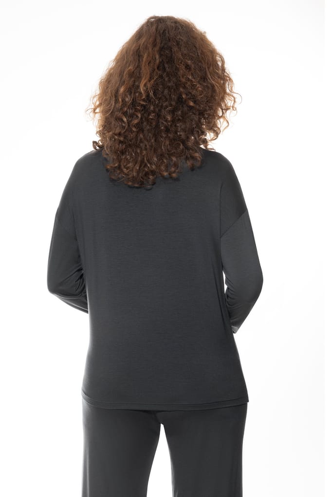 T-shirt met lange mouwen Serie Pure Chic Thunder Grey