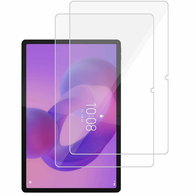 2x TechNow Screenprotector geschikt voor Lenovo Idea Tab Pro 12.7 Screenprotector - Gehard Glas - Rounded - Proteqt+