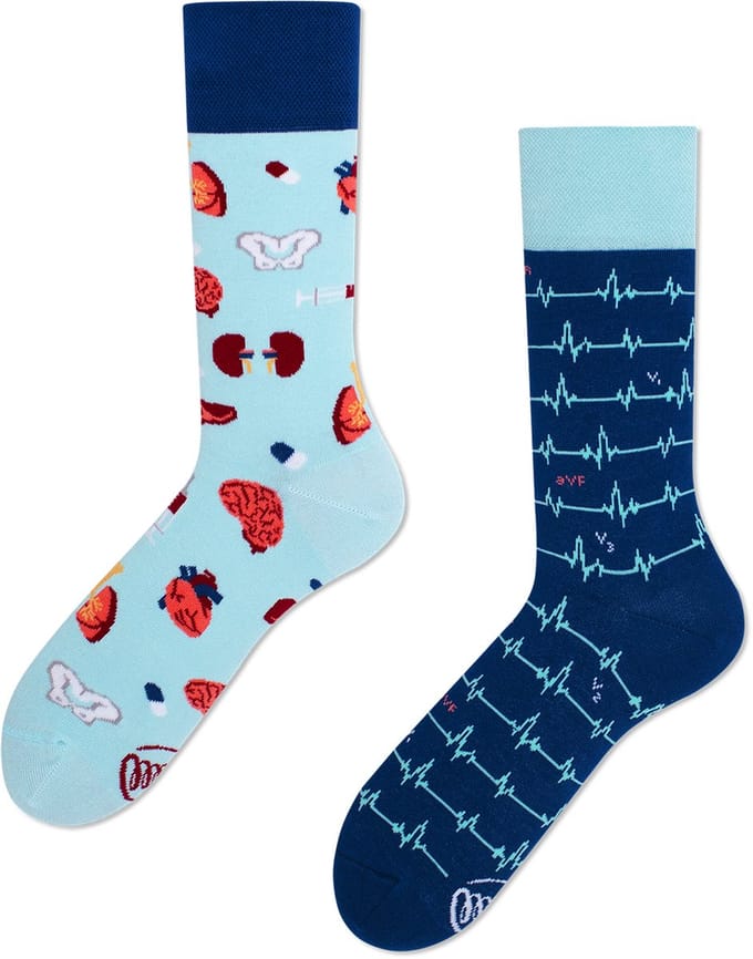 Many Mornings unisex sokken Dr Sock - Unisex - Maat: 43 - 46