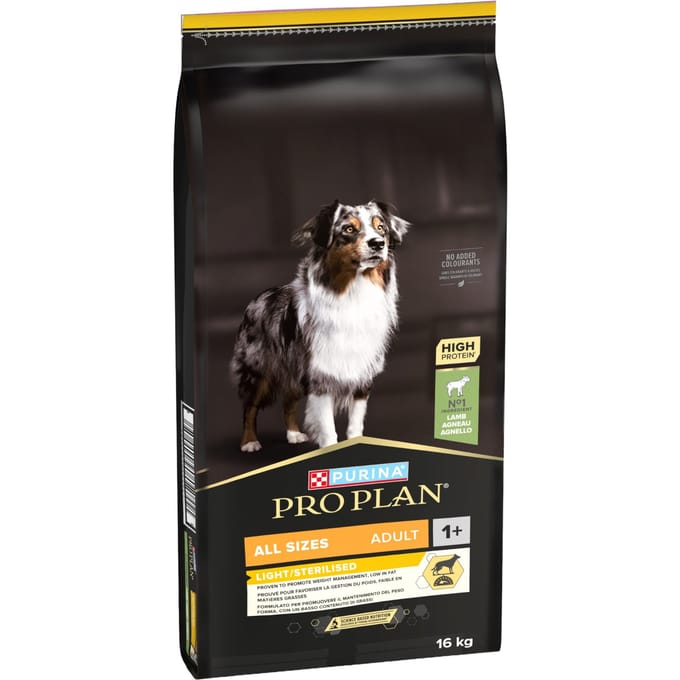 Pro Plan All sizes Adult Light Sterilised Lam - 16 kg