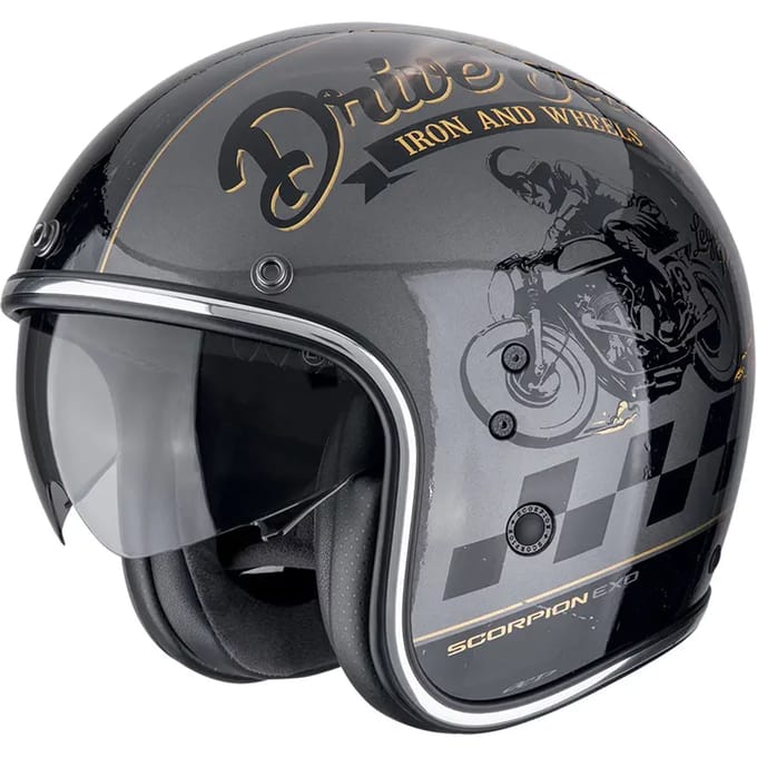 Jet motorhelm Scorpion Belfast Evo Drive Fast