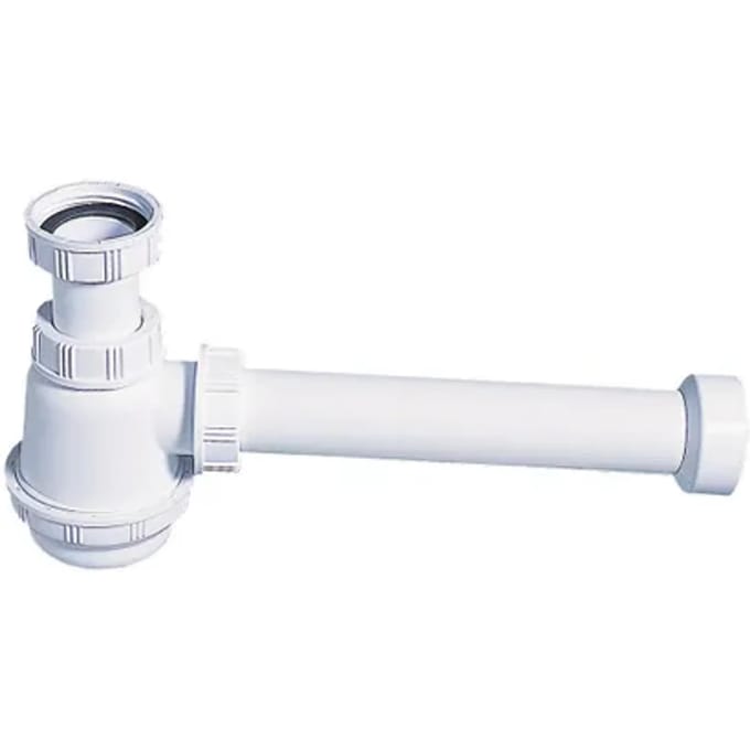 Wirquin Wastafelsifon Met Korte Beker Ø32mm Wit