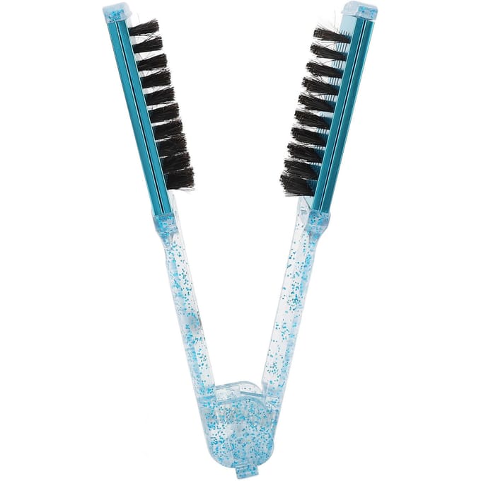 Stijltang Klem Borstel Exquise Dubbelzijdige Haarstijltang Kam Styling Tool black