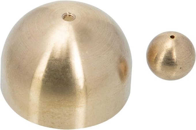 Koperen Bel - Deurbel Accessoire - Windgong Maken - Duurzaam Messing - 32 mm - Goud