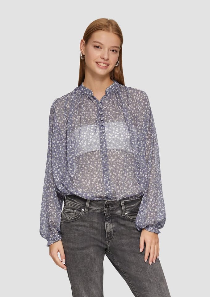 Q/S designed by - Bloes - Maat 44 - Vrouwen - 96A3 GREY/BLACK -