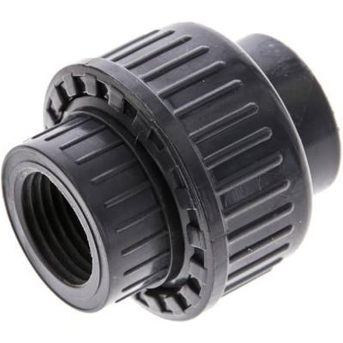 PVC Lijmmof Binnendraad Rp 1/2'' FKM