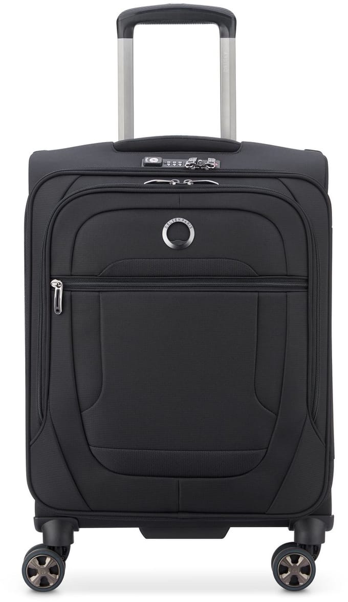 Delsey Helium DLX 55 cm Handbagagekoffer - Zwart