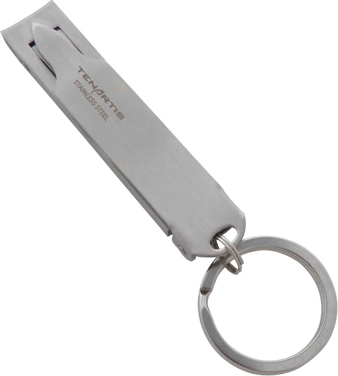 Nagelknipper met vijl en sleutelhanger voor precisie
