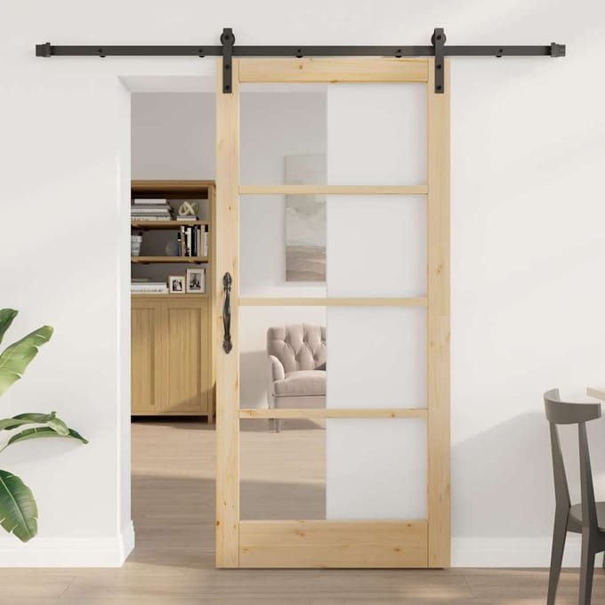 vidaXL - Schuifdeur - ORKDAL - Naturel - 93 - x - 202 - cm