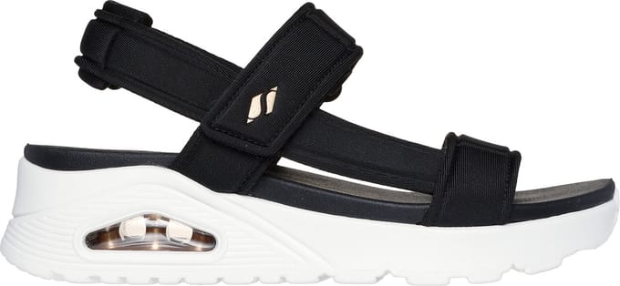 Skechers UNO SANDAL - SUMMER STAND 2 Dames Sandalen - Zwart