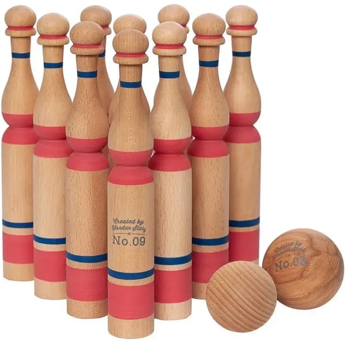 Rode bowling set Wooden Story