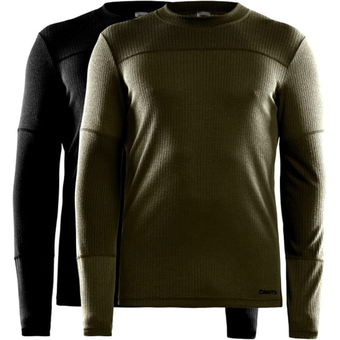 Craft - Maat L - CORE 2-pack Baselayer Thermoshirts Heren - Zwart