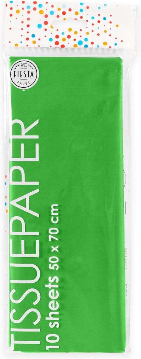 Globos - Tissue Paper 10 Sheets Apple Green 50x70cm
