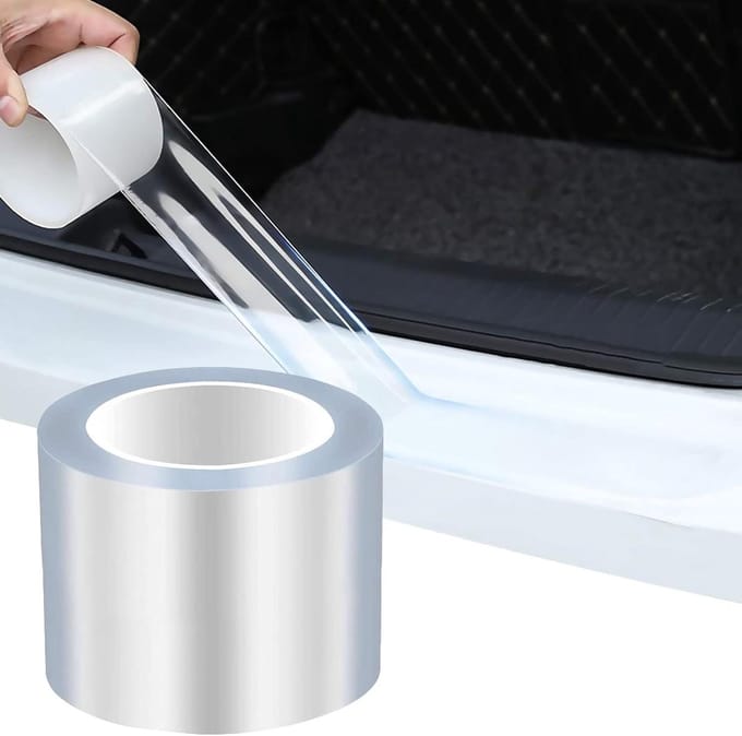 Ronte - Autodeur randbescherming transparant - Set van 7 - 10 cm - Bescherming tegen krassen - Auto accessoire