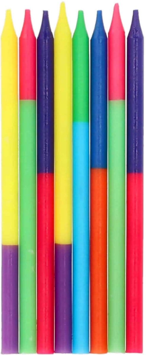 Folat - Kaarsjes bright delight 10 cm (24 stuks)