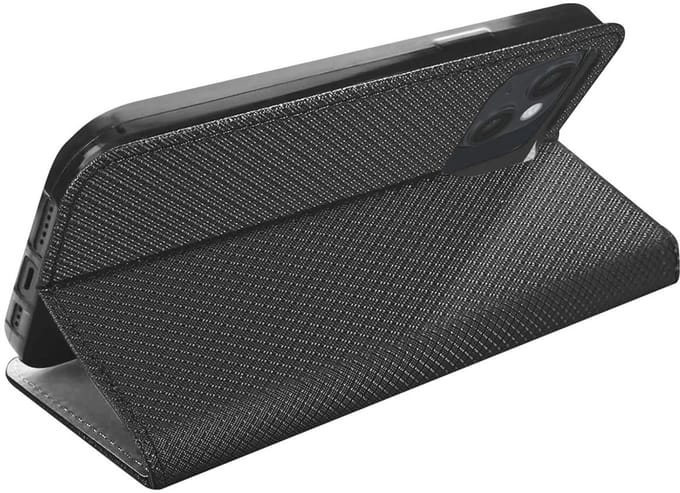 Jaym, Hoesje geschikt voor Apple iPhone 13 - Magnetisch Folio met Standaard, Zwart