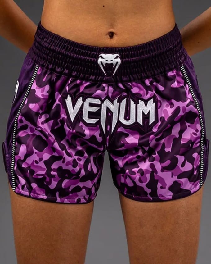 Venum Iris Muay Thai Kickboxing Shorts - Paars Roze - S