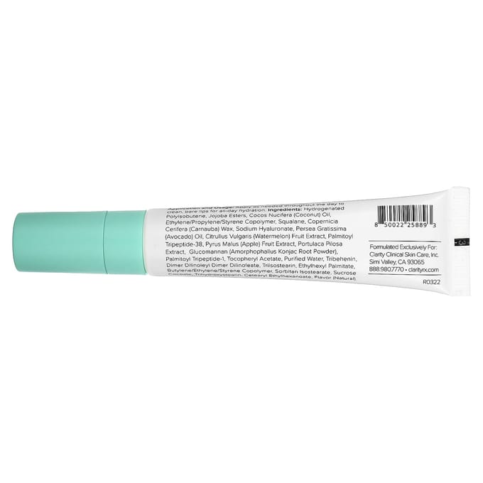 ClarityRx, Soin Hydratant pour les Lèvres, Dose Quotidienne, 0,4 oz (11,5 g) white