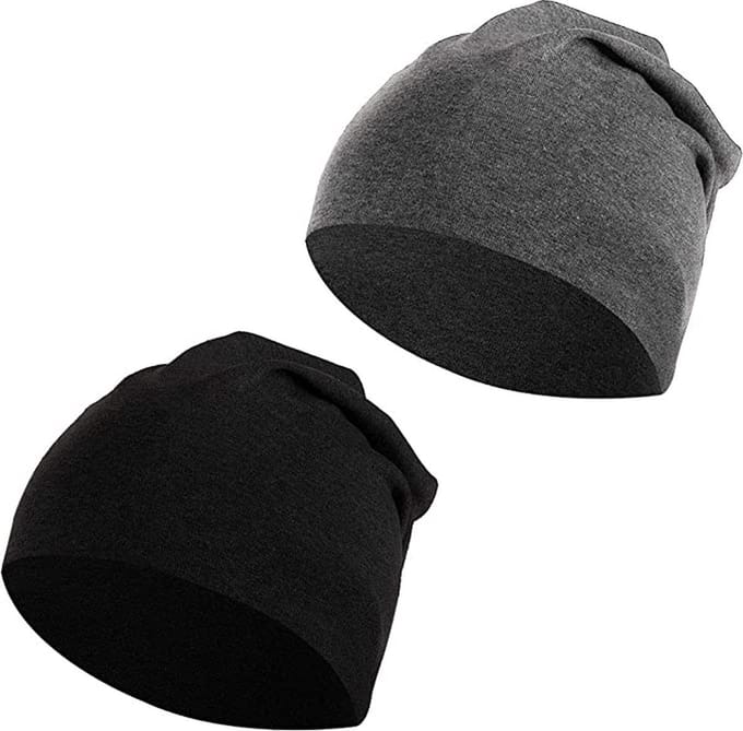 CHPN - Beanies - 2stuks - Beanie - Muts - Winter accessoire - Zwart en grijs - Set van 2 stuks - Mutsen - Hippe muts