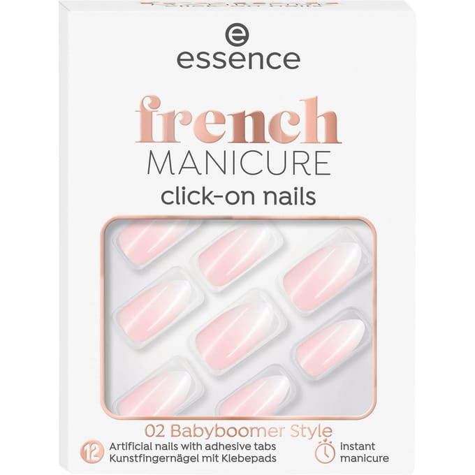 Essence French Manicure Click-On Nails 02 Babyboomer Style 12 st