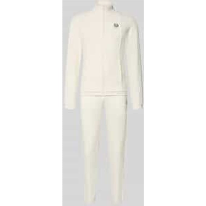 slim fit trainingspak met logostitching model 'Egeo'