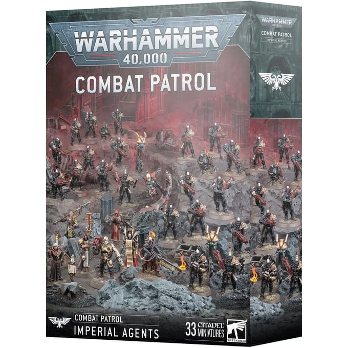 Beeldje Games Workshop Warhammer 40k - Patrouille Agents Imperiaux (2024) (x33)