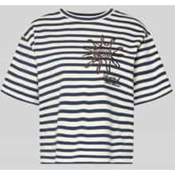 regular fit T-shirt van puur katoen model 'SABATO'