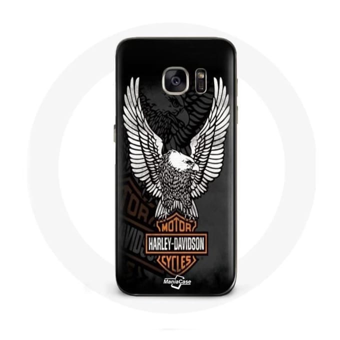 Hoesje voor Samsung Galaxy S7 Edge Harley Davidson adelaarslogo