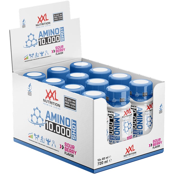 XXL Nutrition Amino Shot 10.000 - 12-pack