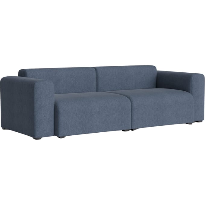 HAY Mags 2,5-zitsbankcombinatie 1 lage armleuning - HAYTurfBlueGrey