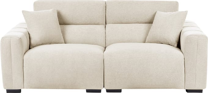 FAUSKAN - Driezitsbank - Lichtbeige - Polyester