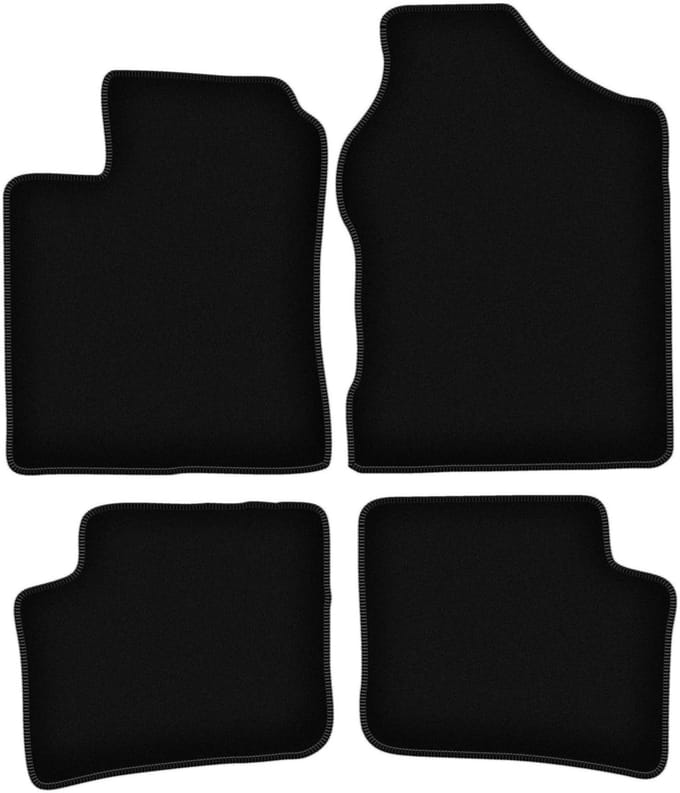 BASIC zwarte veloursmatten voor: Daihatsu Trevis hatchback (2006-2009)
