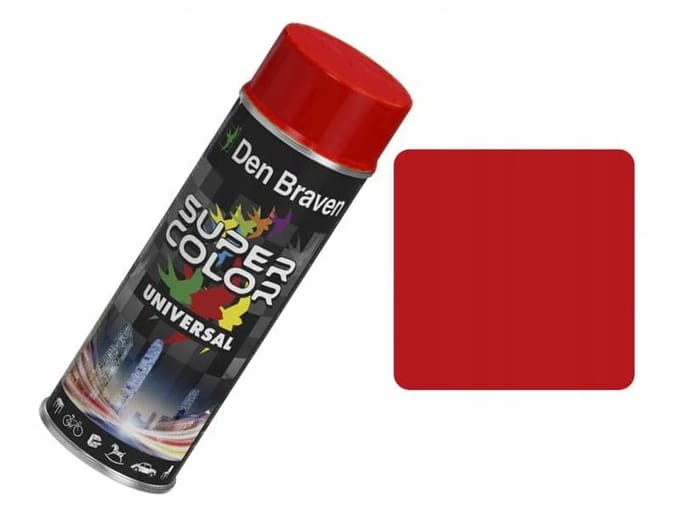 Super Color Universele Spray 400ml Rood