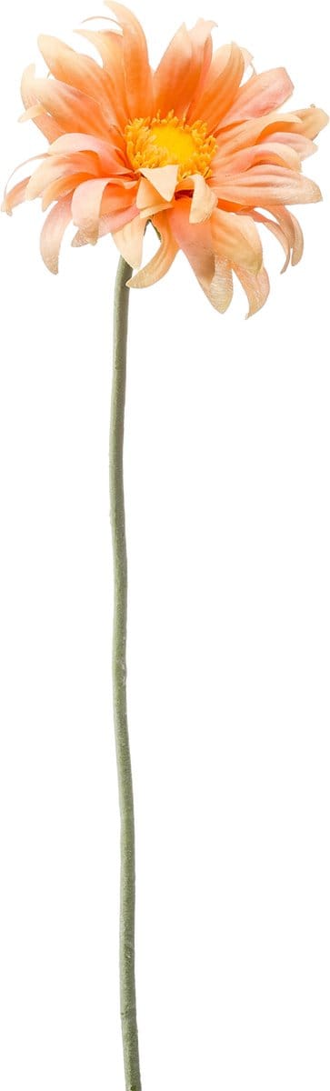 Emerald - Kunstbloem Gerbera mini 50cm peach - Kunstplant voor binnen