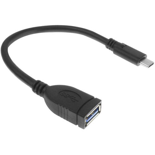 ACT USB 3.2 Gen2 OTG kabel C male - A female 0,2 meter AC7340
