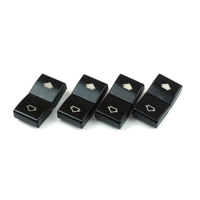 BDP585-2 4 Stuks Raamschakelaar Knop Dop Afdekking 61316904309 61318368974 voor BMW E39 E38