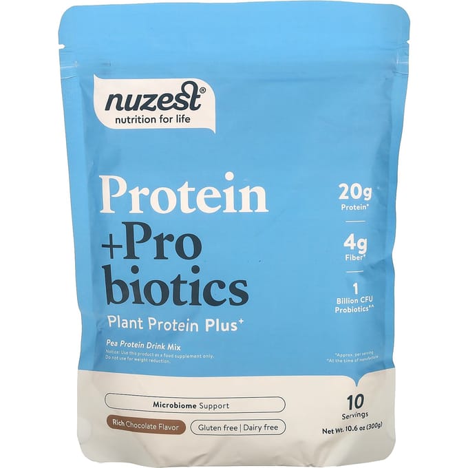 Nuzest, Protéine + Probiotique, Chocolat Riche, 10,6 oz (300 grammes)