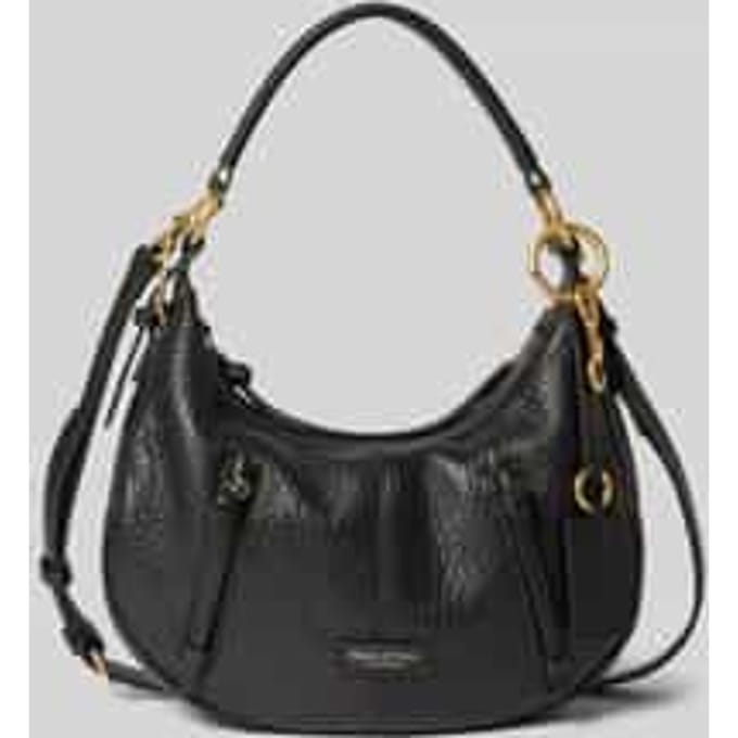 Marc O'Polo schoudertas Pernille Hobo Bag Black zwart