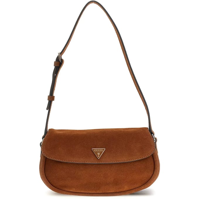 GUESS schoudertas Danya Flap Shoulder Bag Olive olijfgroen